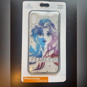 NIB~Disney Parks XS iPhone Clear Glitter Case ~ Frozen Elsa ~ Fearless